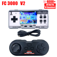 FC3000 V2 klasyczna Retro przenośna konsola do gier 4000 + gry gra wideo obsługa odtwarzacza 10 formatów ekran IPS przenośna konsola do gier 1